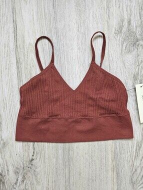 New Miami Casual Ribbed Stretch Crop Cami